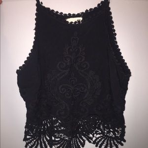 LA hearts halter neck tank